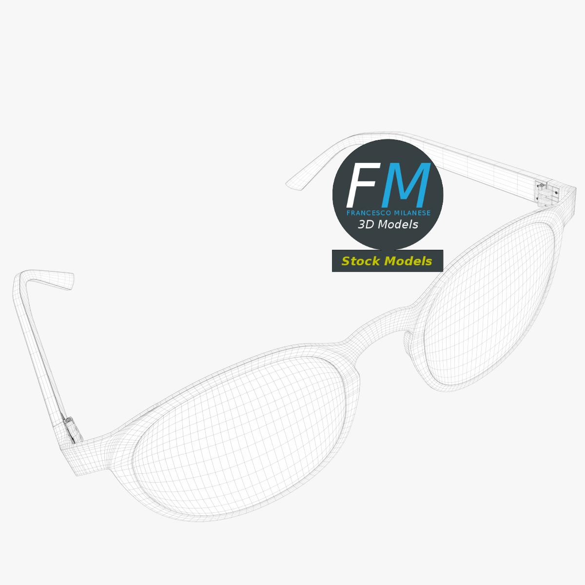 3D-Modell - Boston-Brille - 07