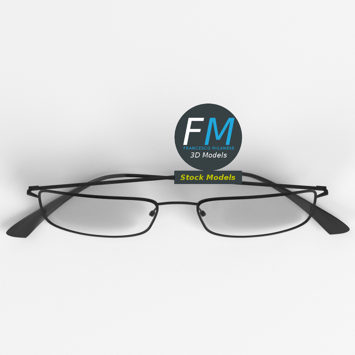 3D-Modell - Vollrandbrille - 06