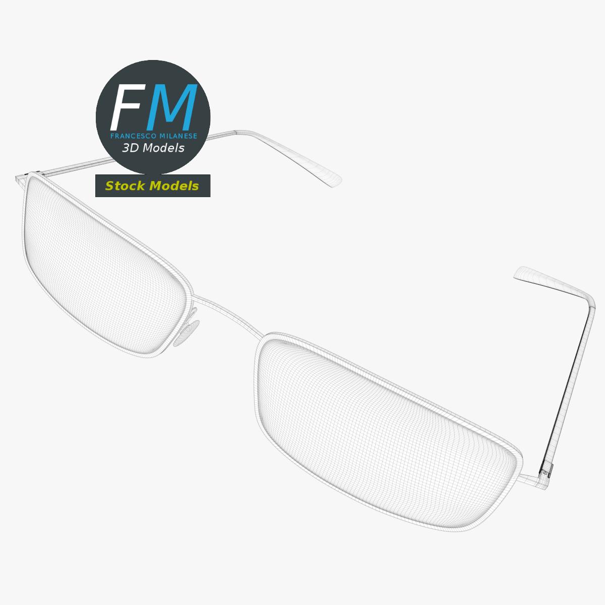 3D-Modell - Vollrandbrille - 07