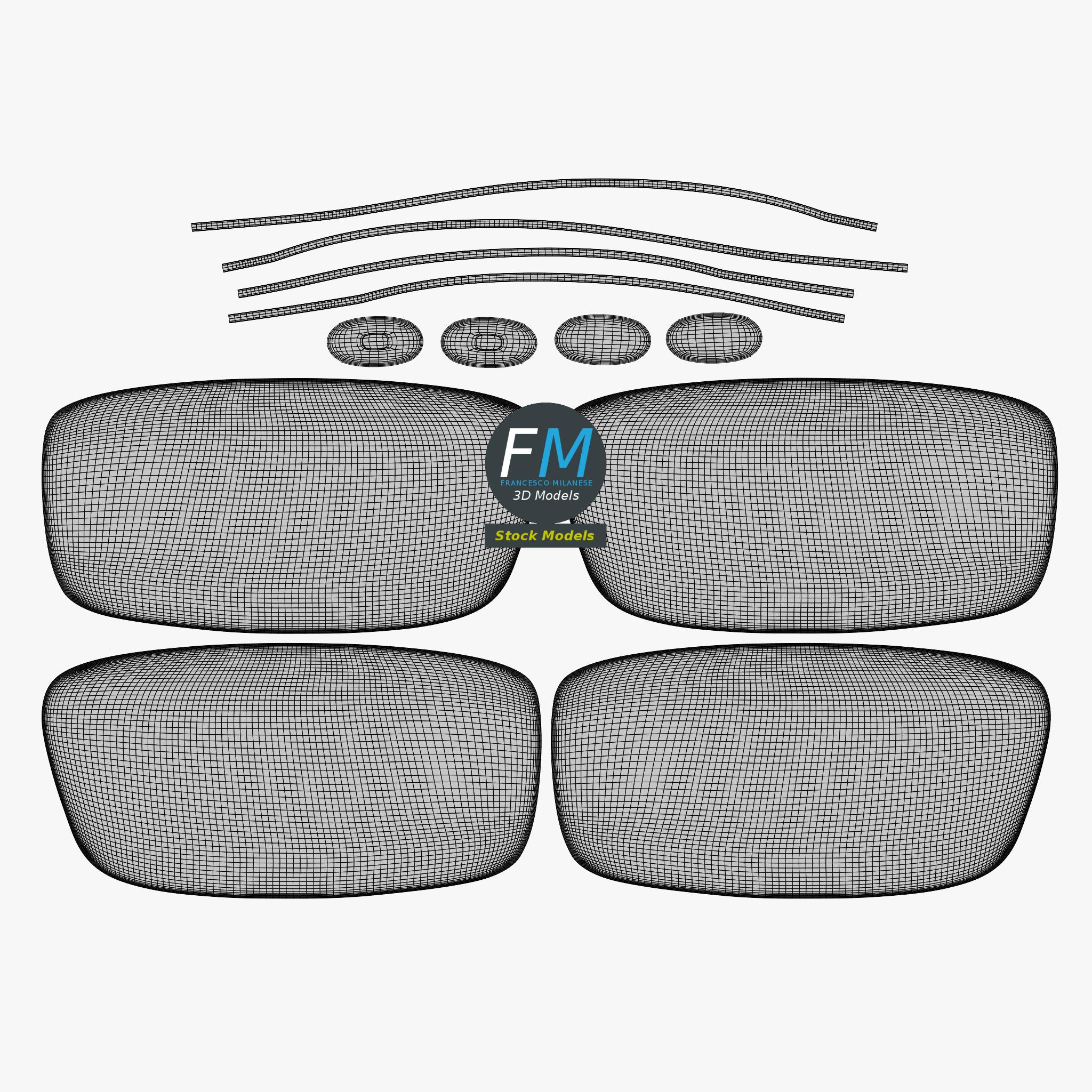 3D-Modell - Vollrandbrille - 12 3D-Modell - Vollrandbrille - 12