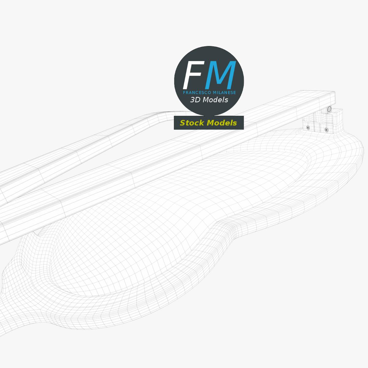 3D-Modell - Herzförmige Brille - 08