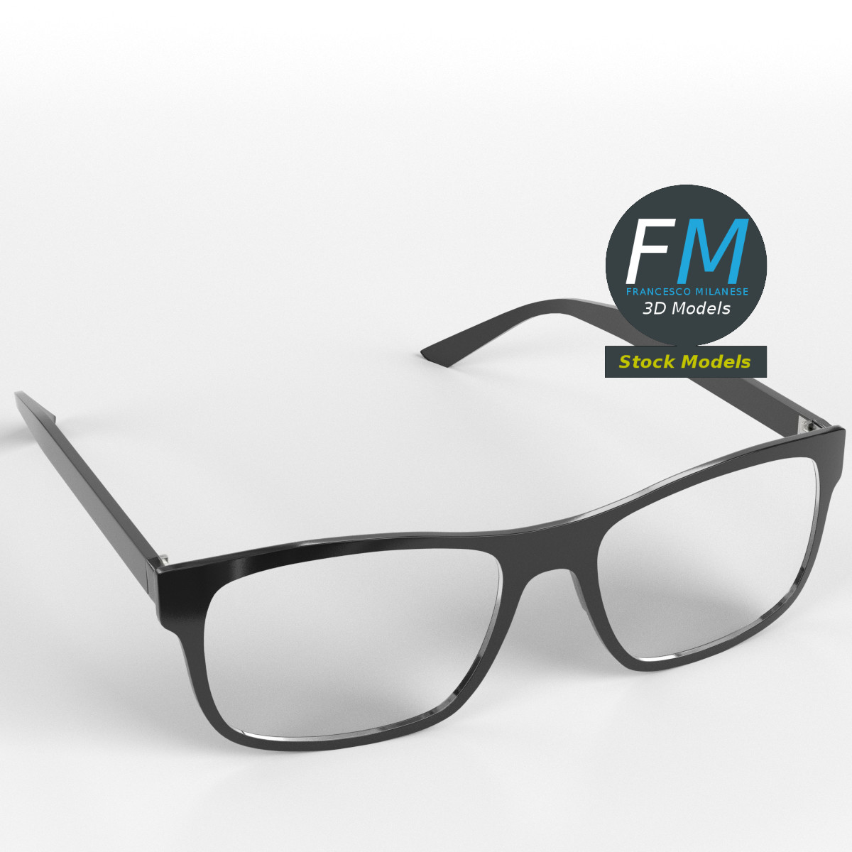 3D-Modell - Lexington-Brille - 01