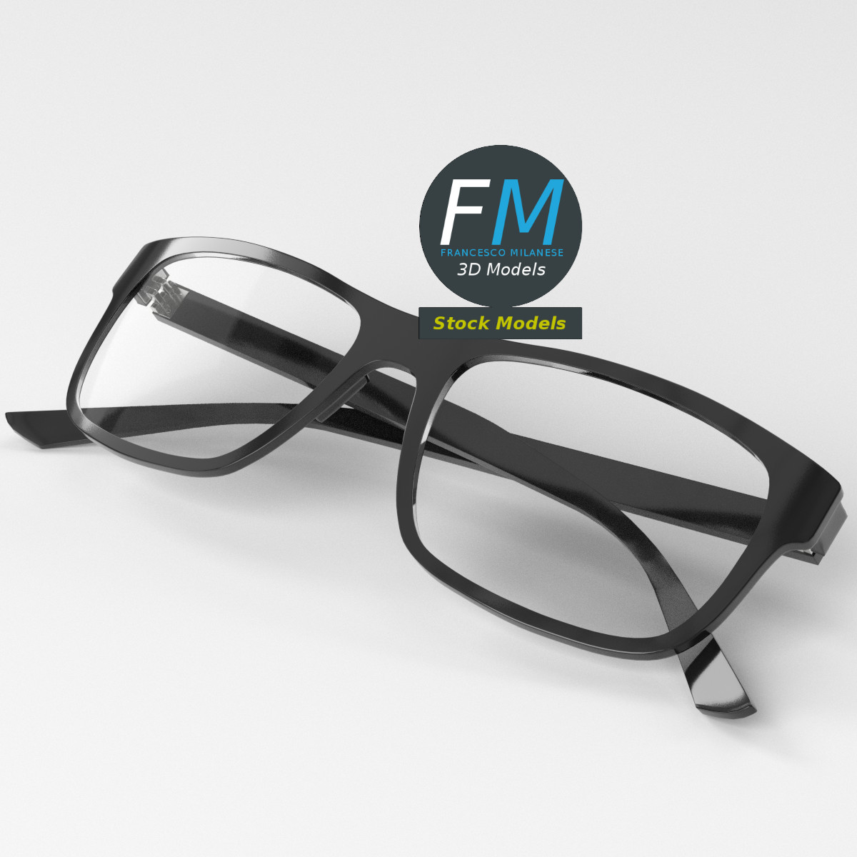 3D-Modell - Lexington-Brille - 05