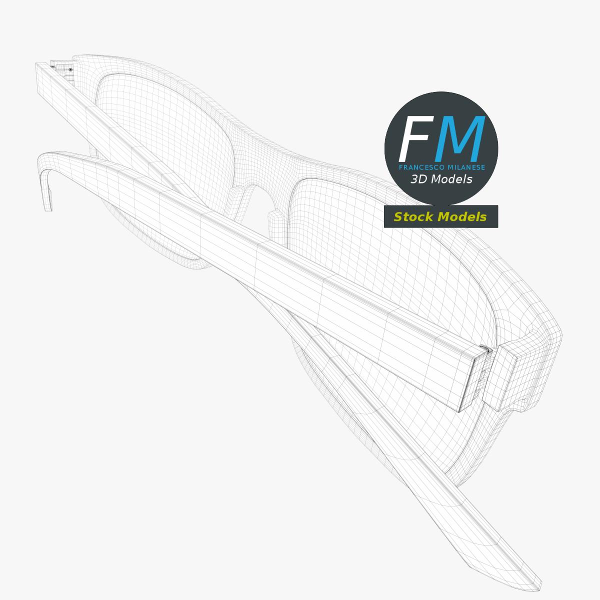 3D-Modell - Lexington-Brille - 08