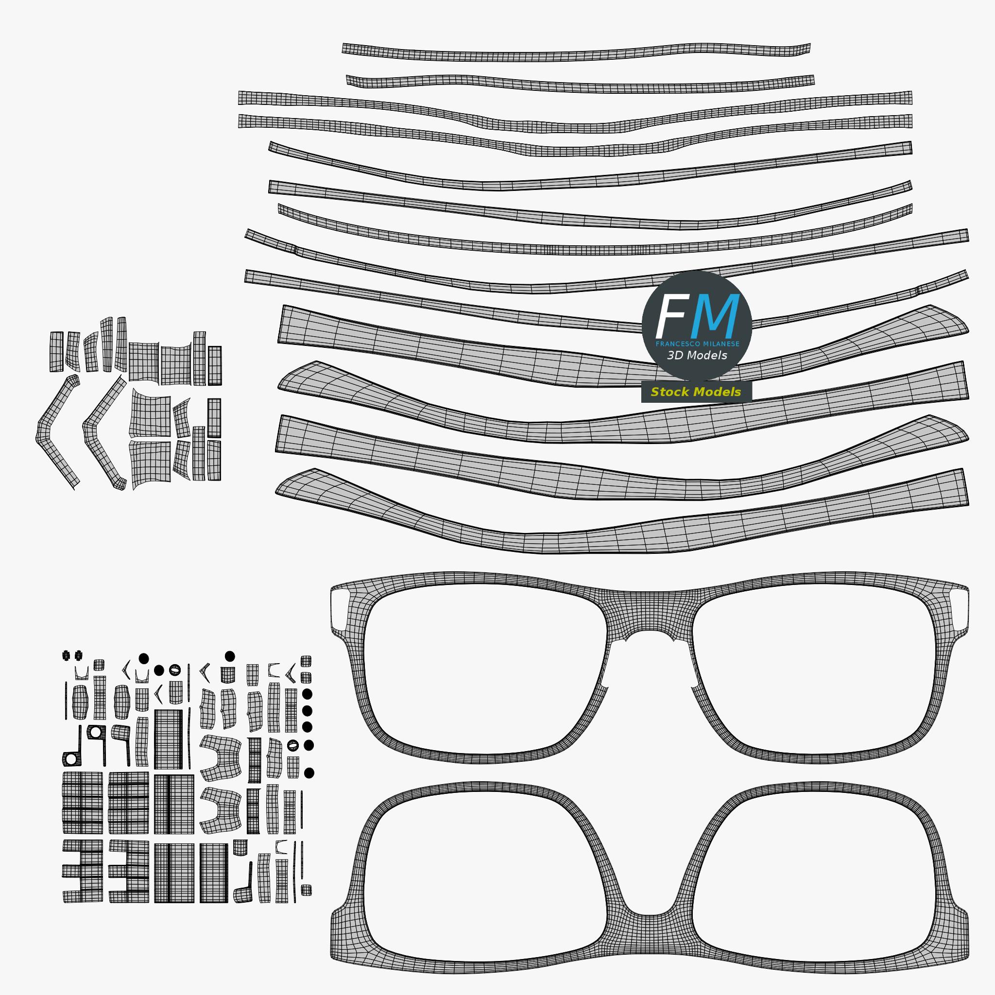 3D-Modell - Lexington-Brille - 11