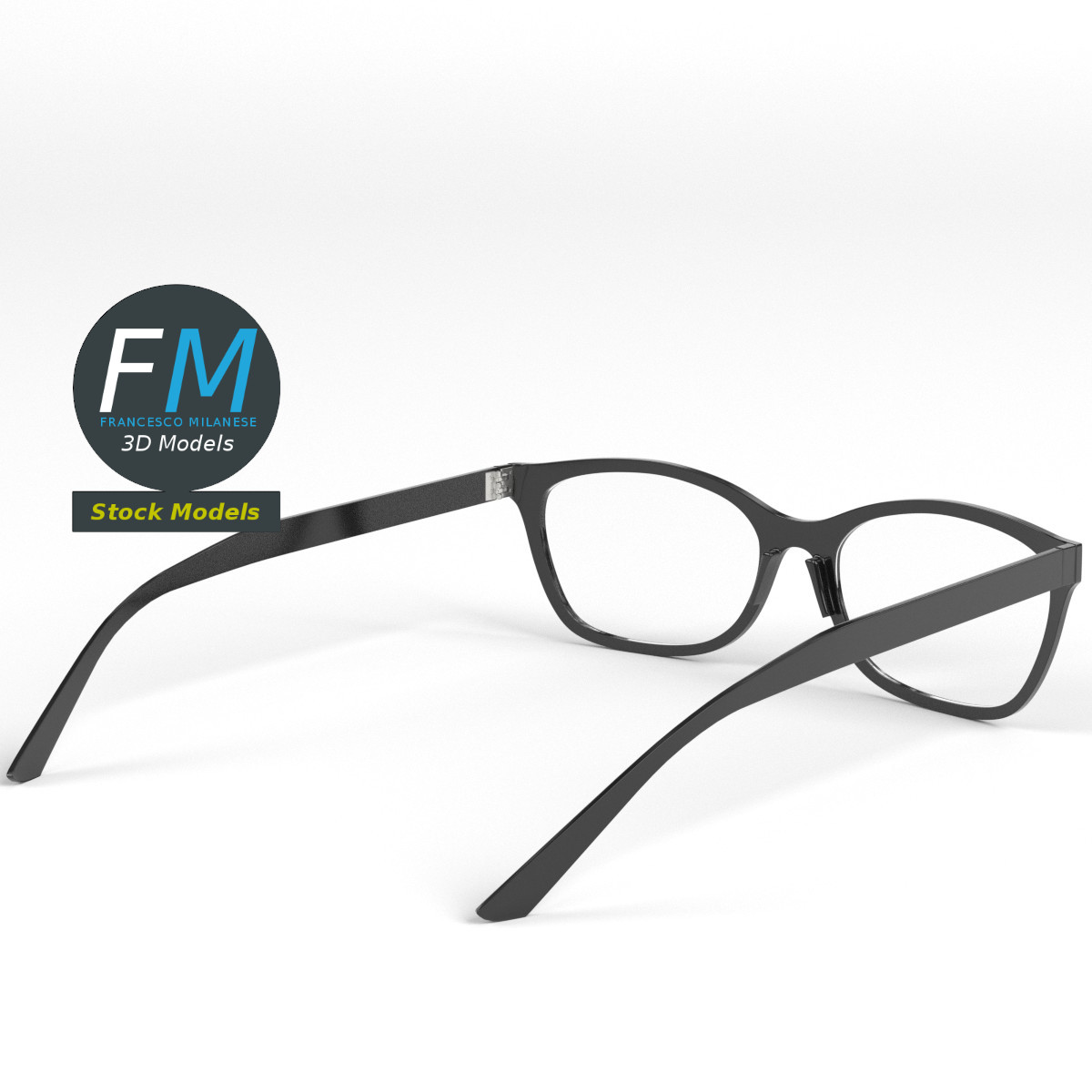 3D-Modell - Wellington-Brille - 04