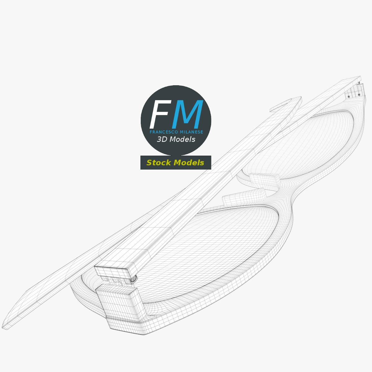 3D-Modell - Wellington-Brille - 08