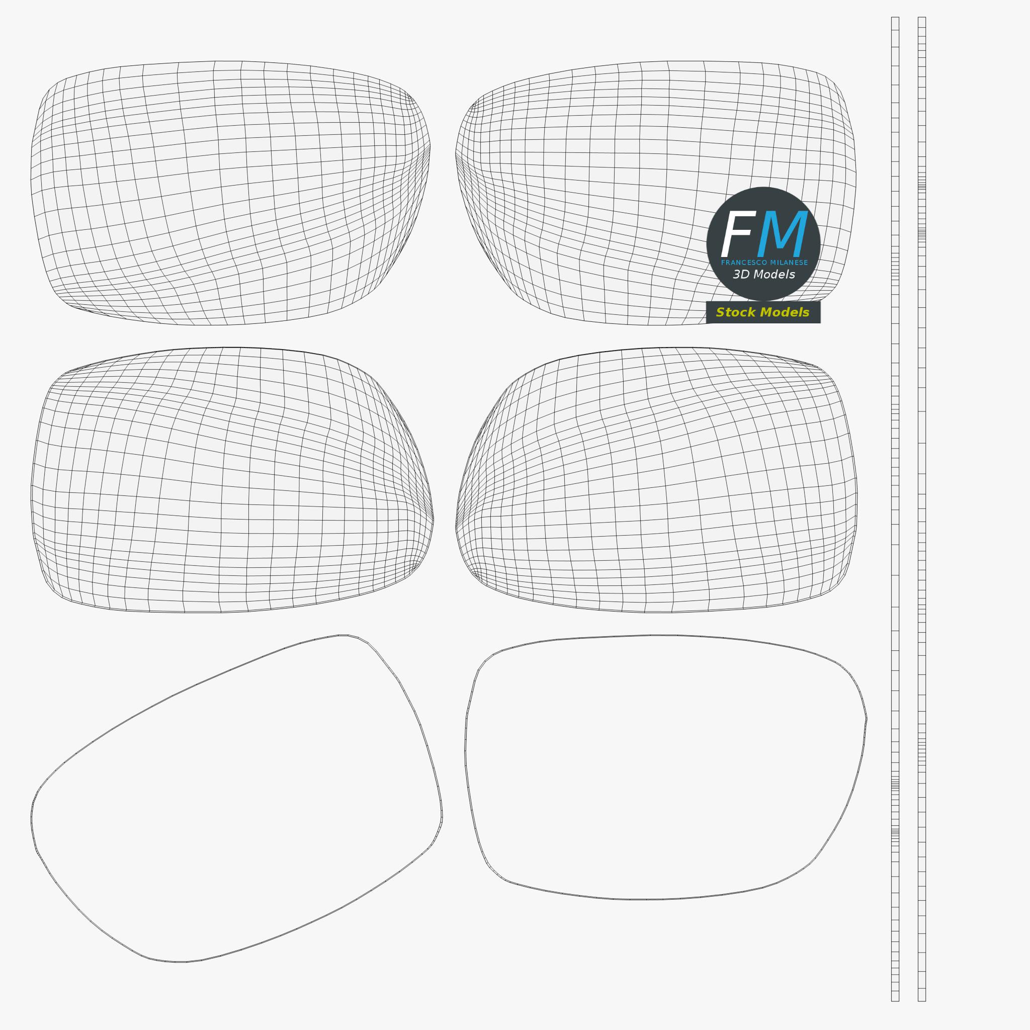 3D-Modell - Brille - 12