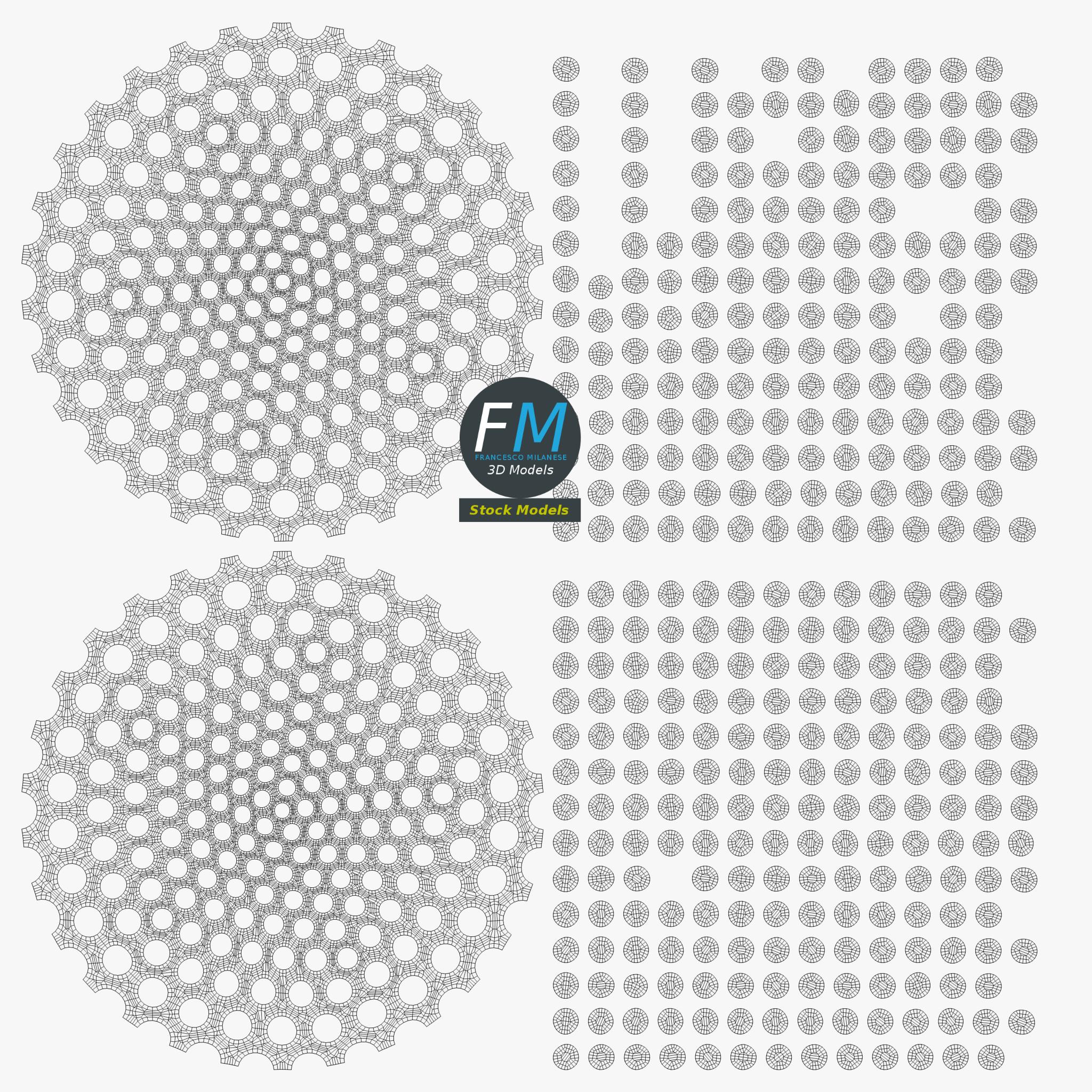 3D-Modell - Golfball mit Vertiefungen - 11 3D-Modell - Golfball mit Vertiefungen - 11