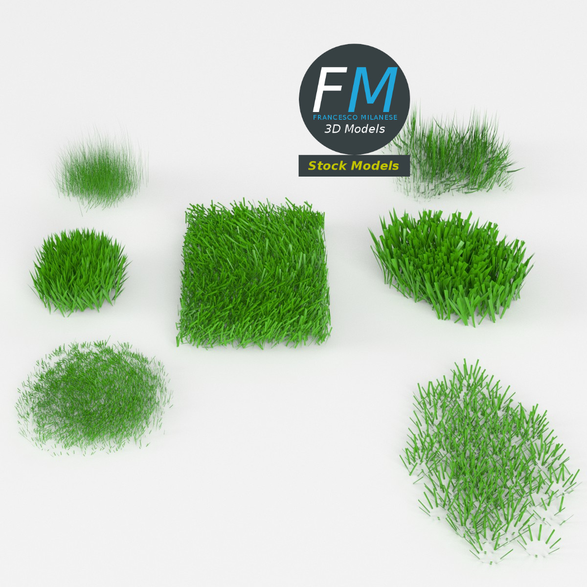 3D-Modell - Wildgras-Paket - 02