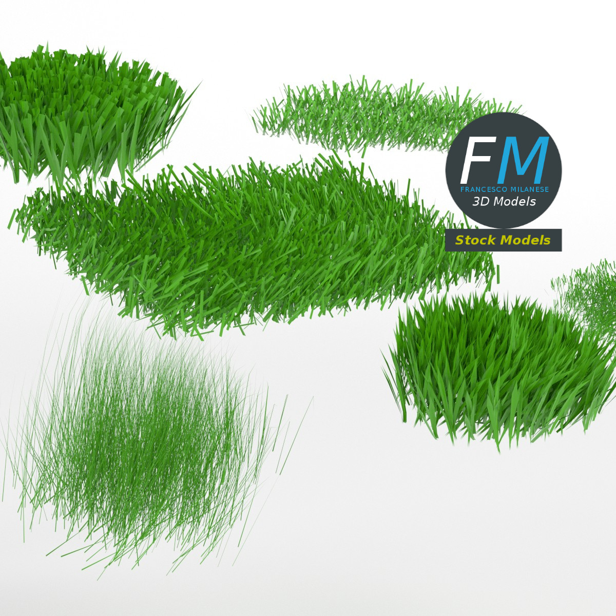 3D-Modell - Wildgras-Paket - 03