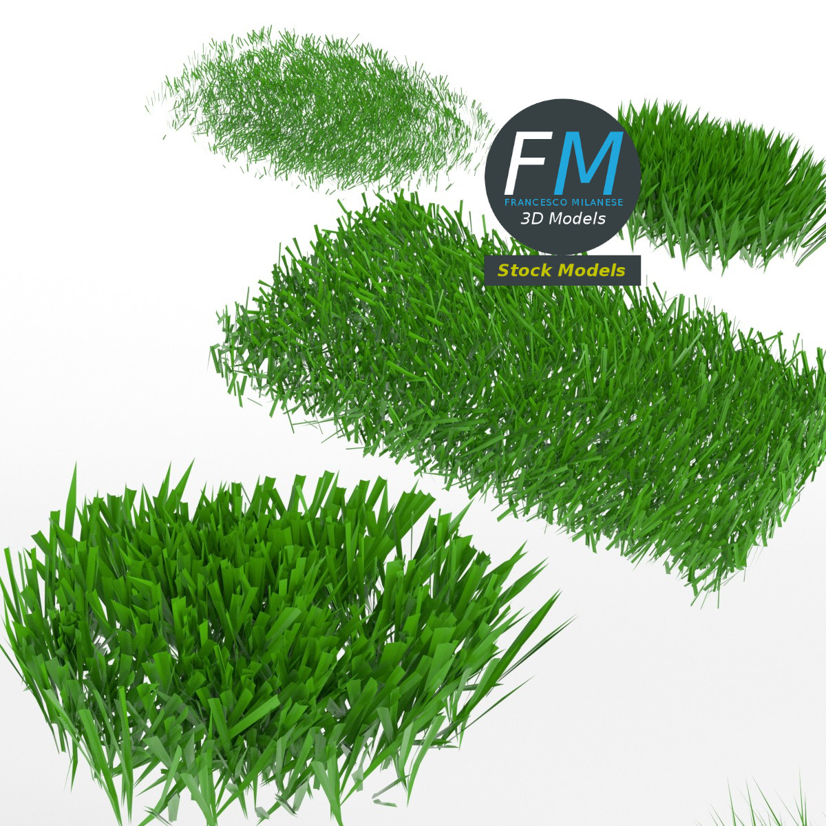3D-Modell - Wildgras-Paket - 04