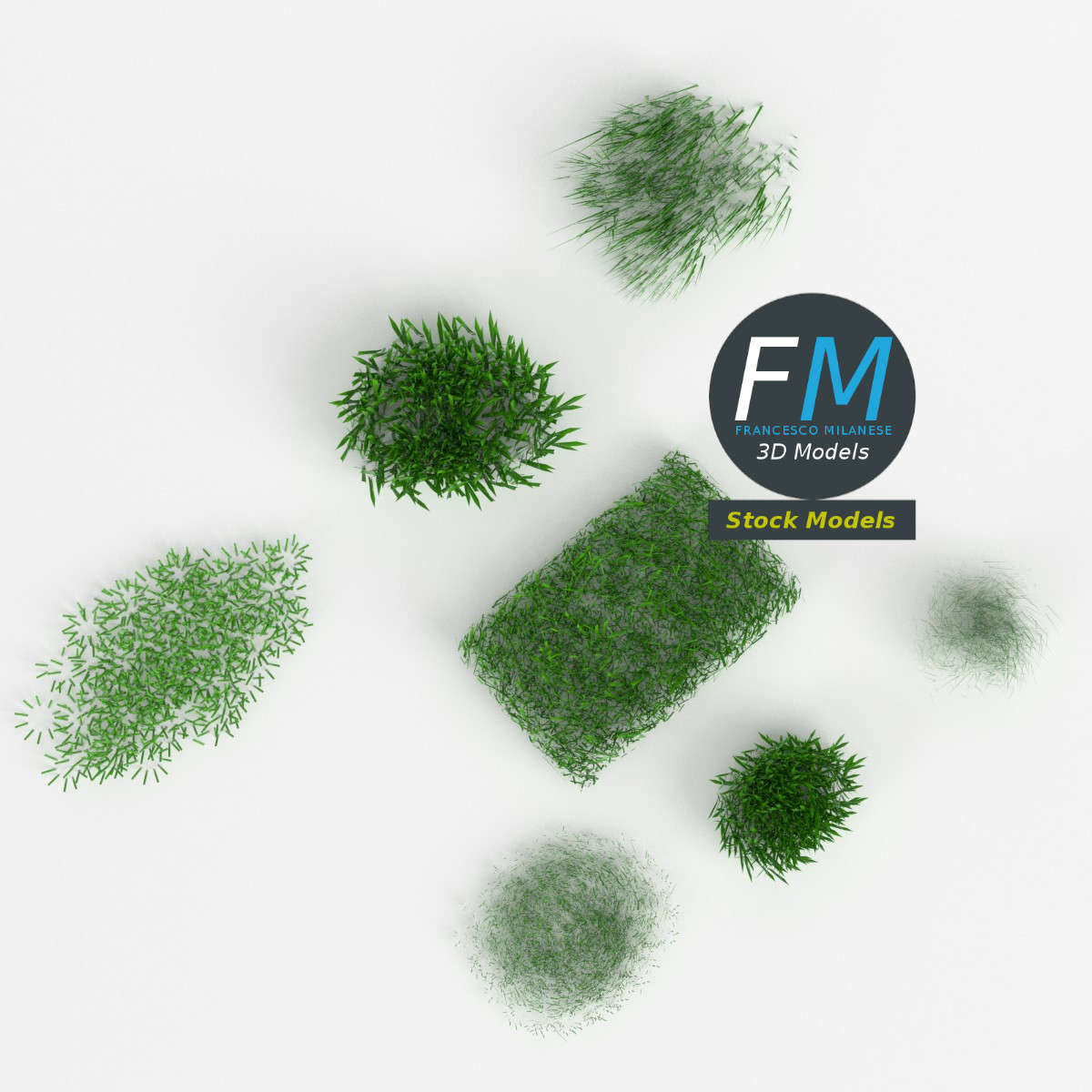 3D-Modell - Wildgras-Paket - 06