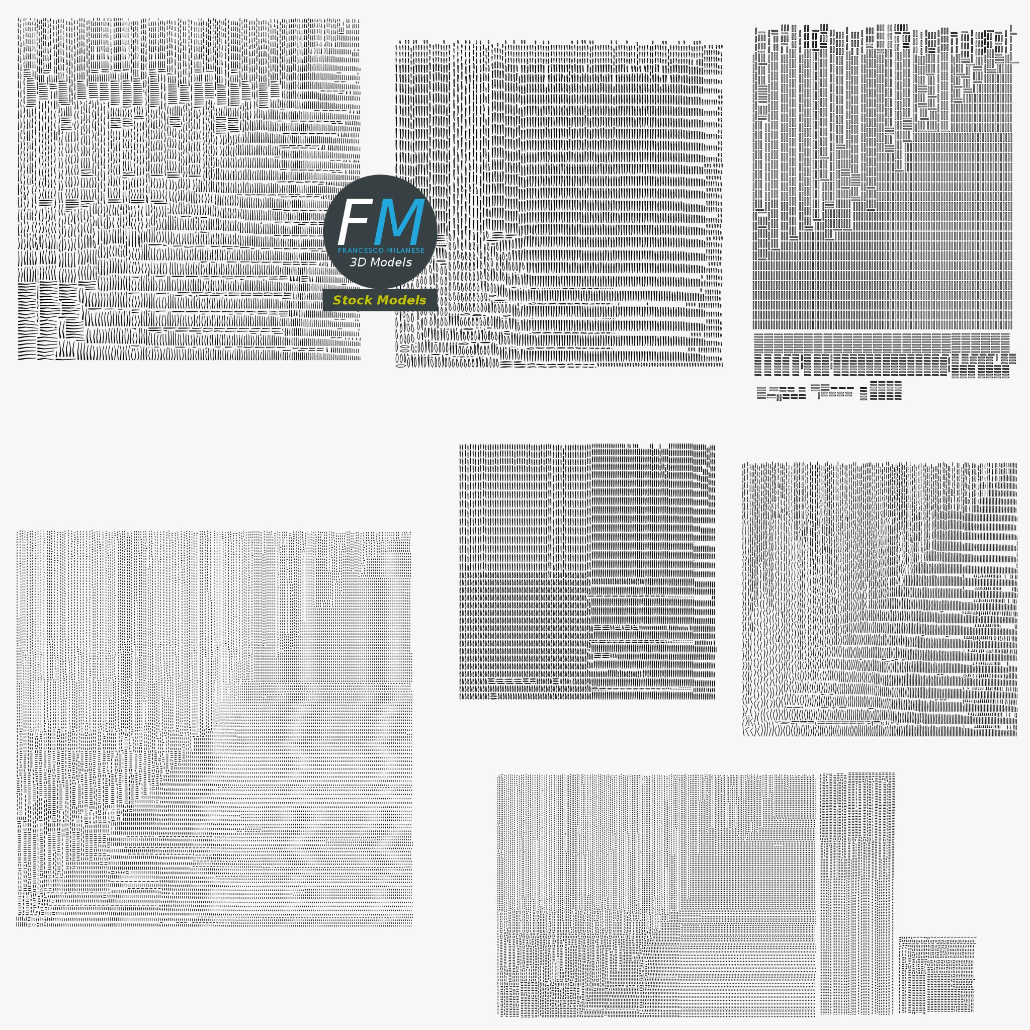 3D-Modell - Wildgras-Paket - 11 3D-Modell - Wildgras-Paket - 11
