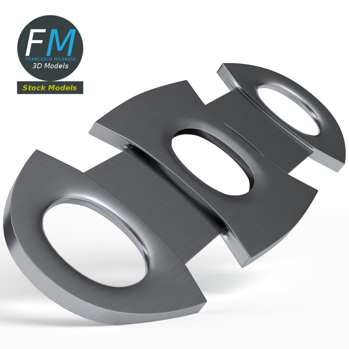 3D-Modell - Zigarrenschneider Guillotine - 04