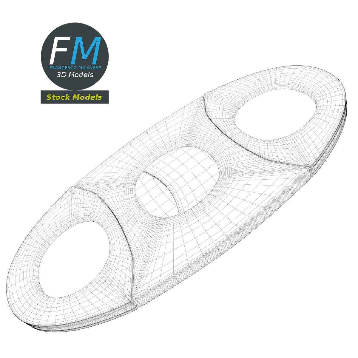 3D-Modell - Zigarrenschneider Guillotine - 07