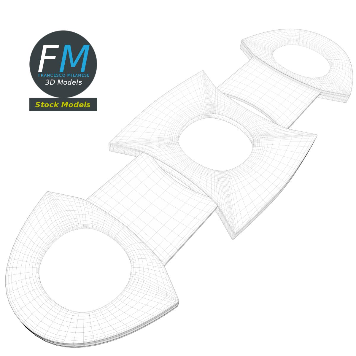 3D-Modell - Zigarrenschneider Guillotine - 08