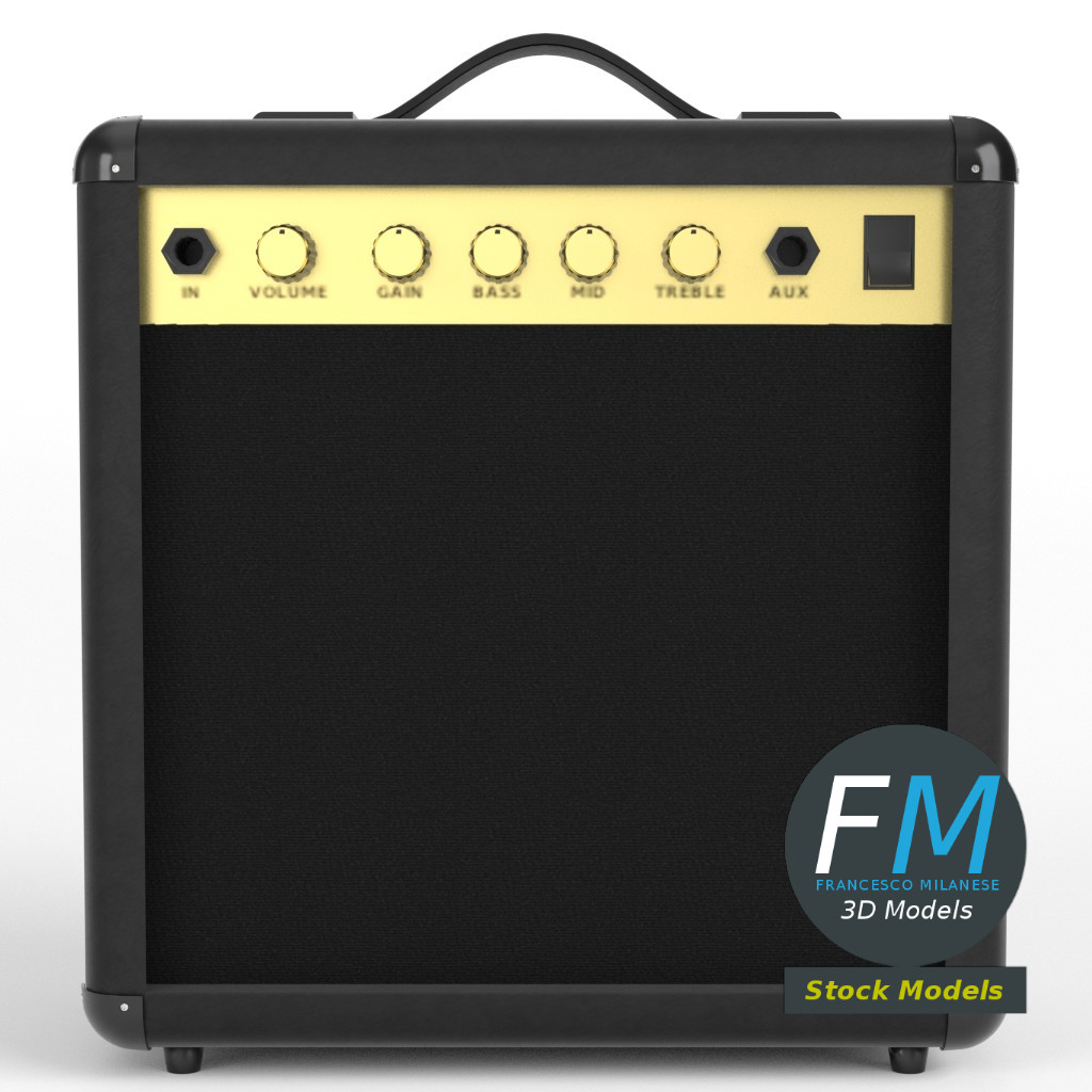 3D-Modell - Gitarrenverstärker - 03