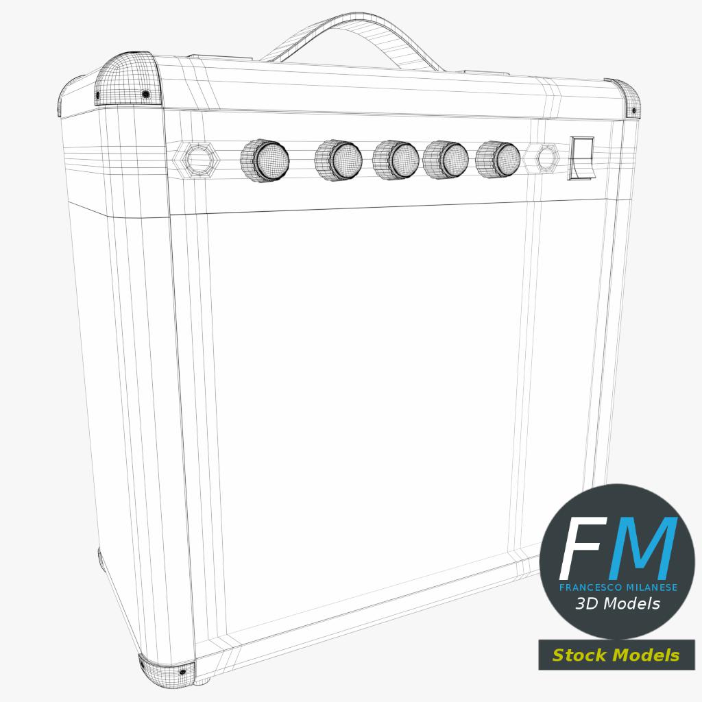 3D-Modell - Gitarrenverstärker - 07