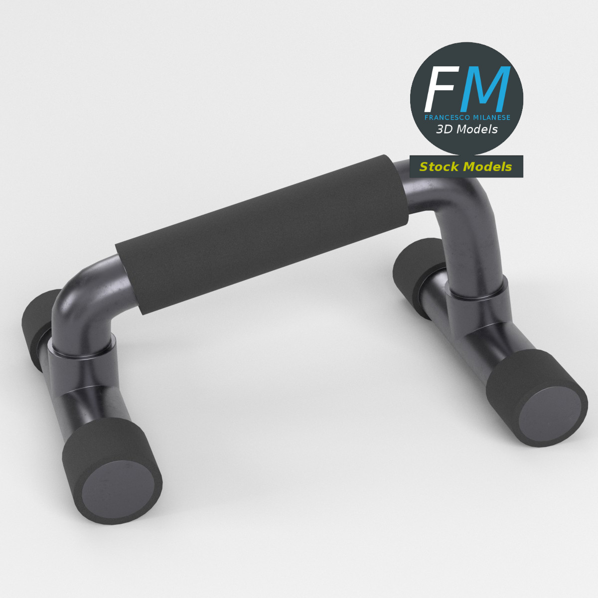 3D-Modell - Liegestützgriffe - 02