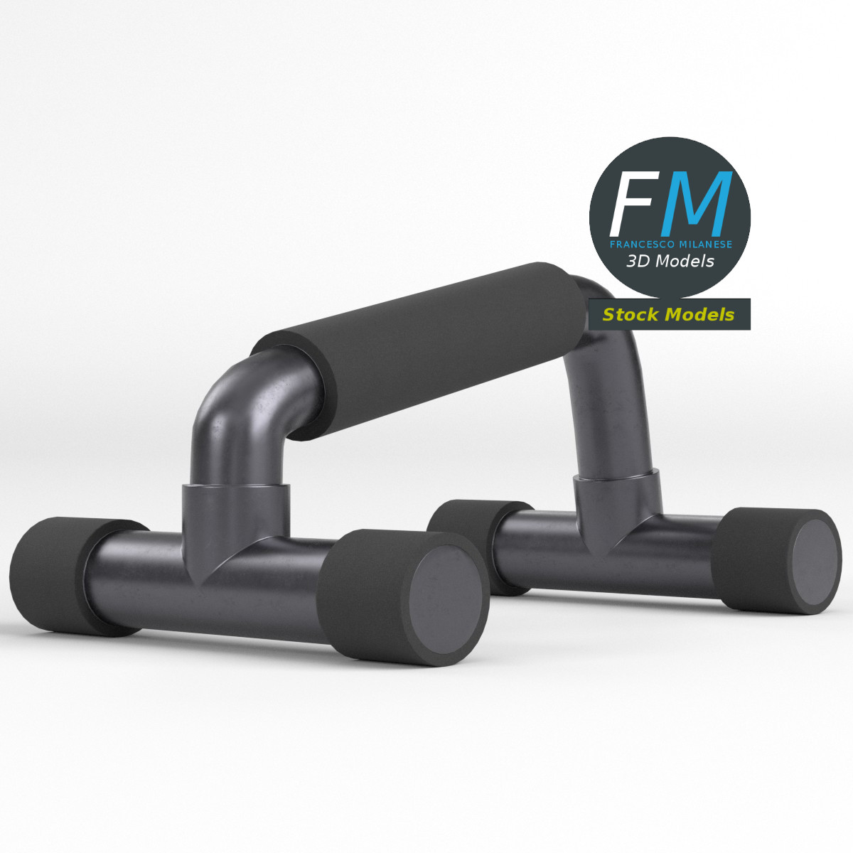 3D-Modell - Liegestützgriffe - 03