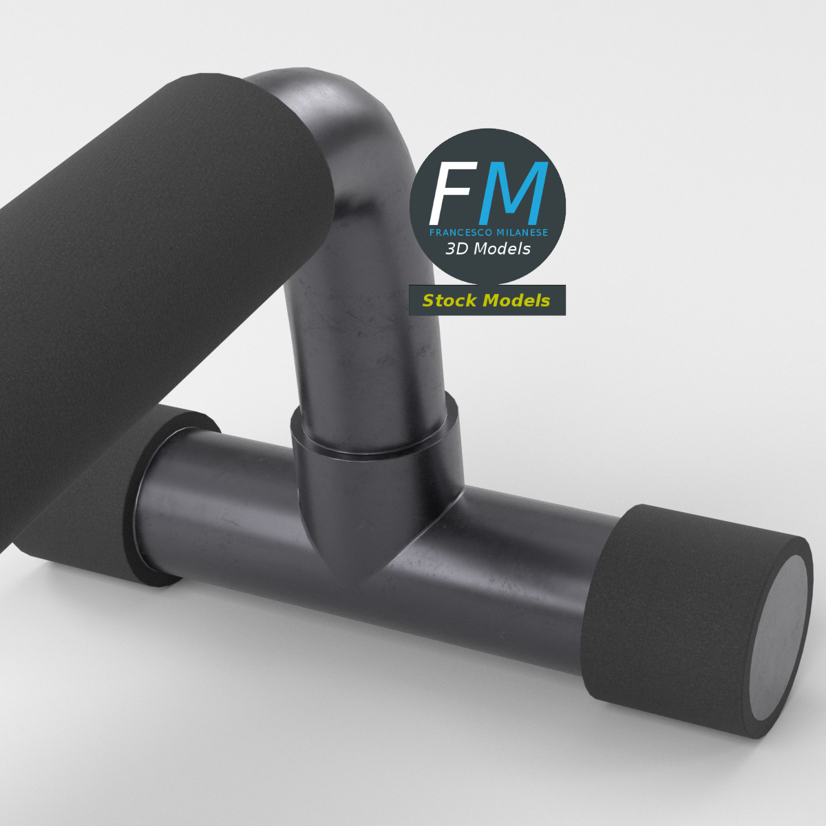 3D-Modell - Liegestützgriffe - 05