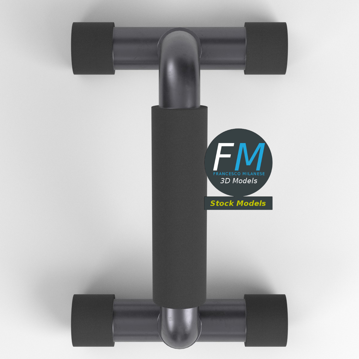 3D-Modell - Liegestützgriffe - 06