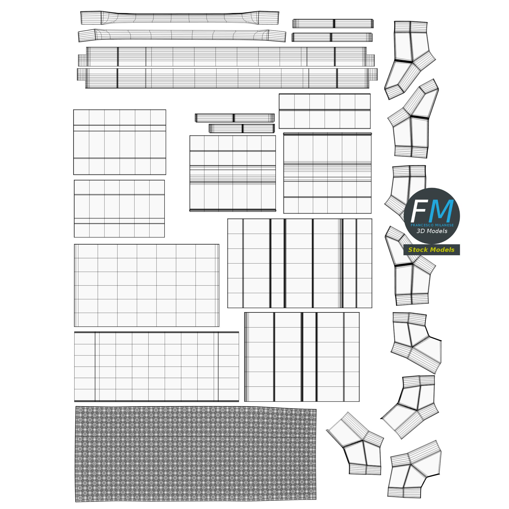 3D-Modell - Aerobic-Step - 11 3D-Modell - Aerobic-Step - 11