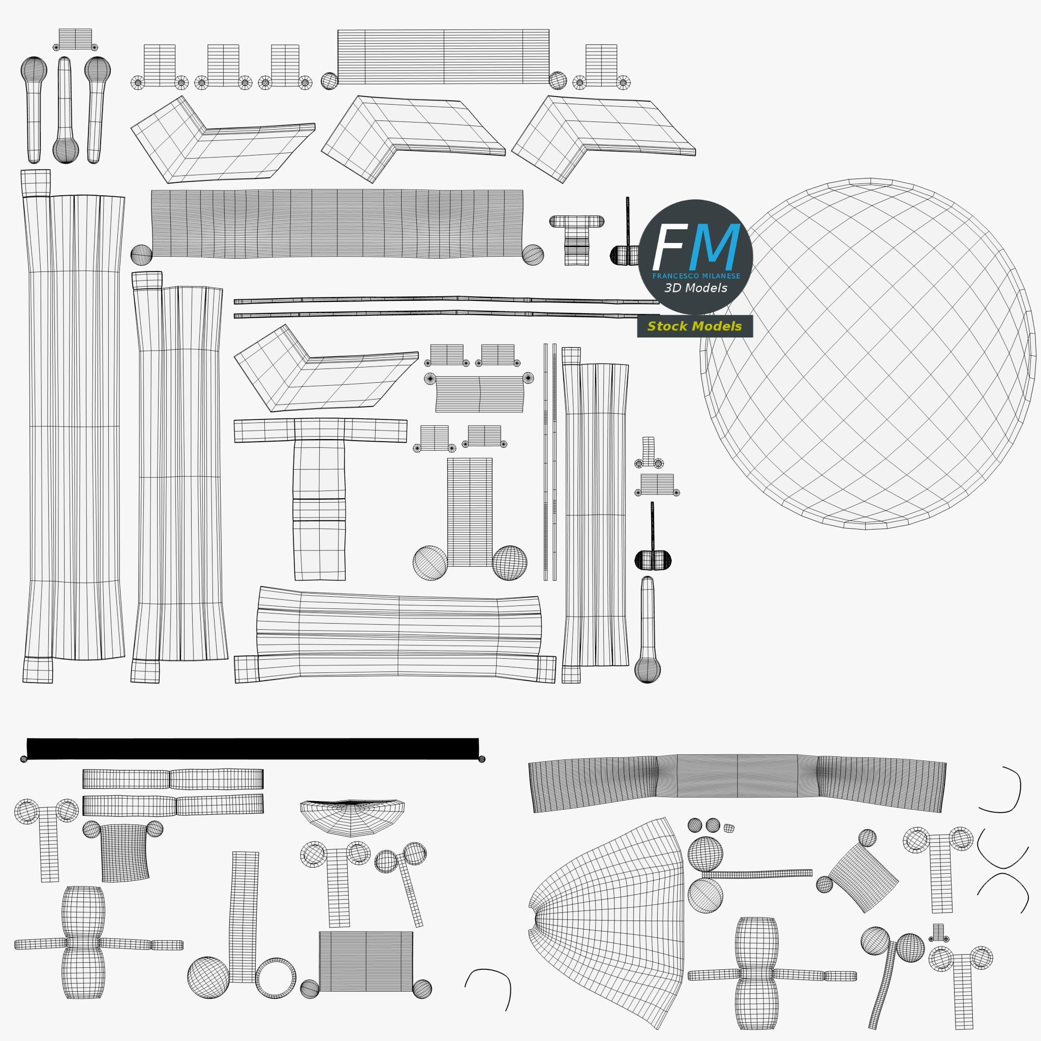 3D-Modell - Heimtrainer - 11 3D-Modell - Heimtrainer - 11
