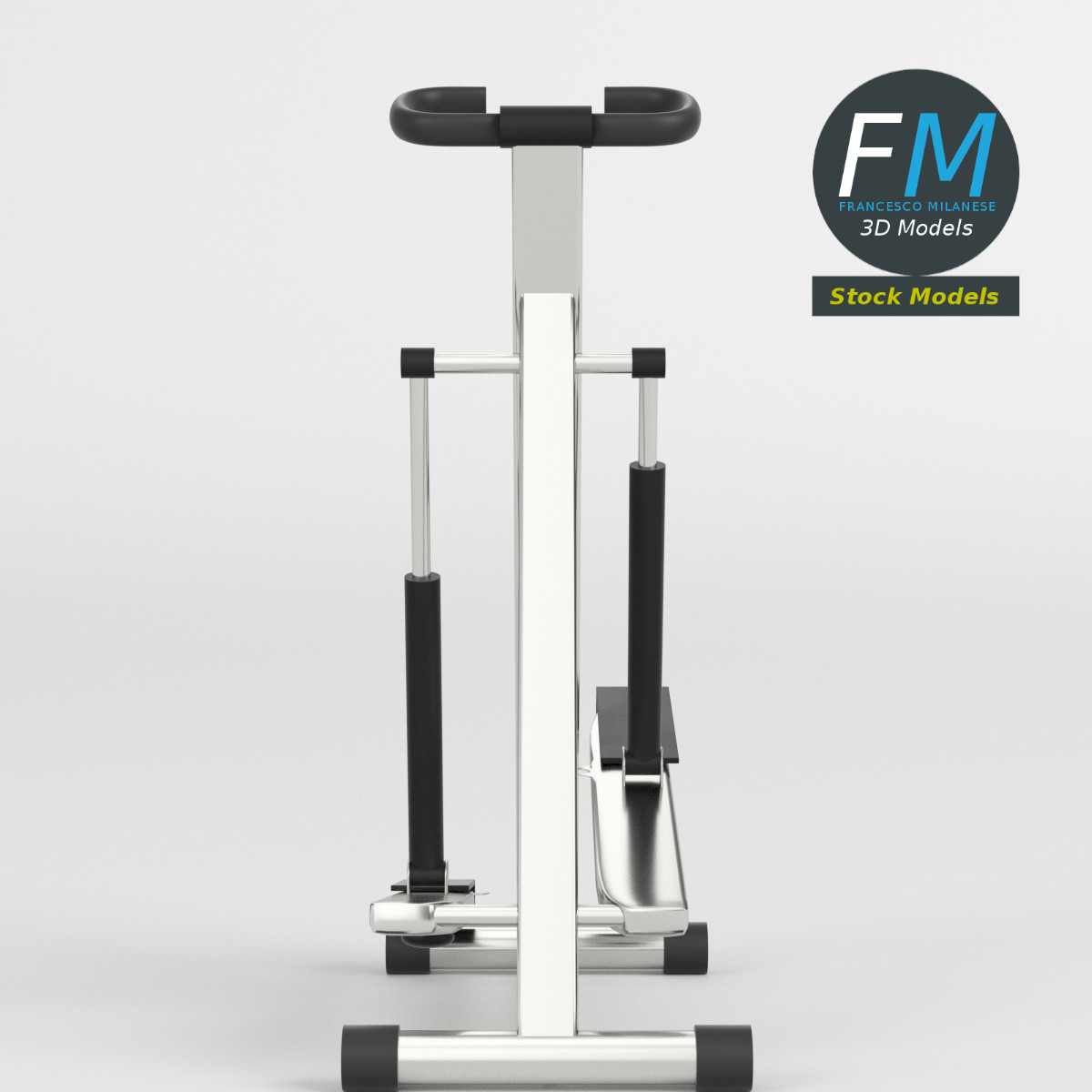 3D-Modell - Stepper für Gesäßtraining - 03