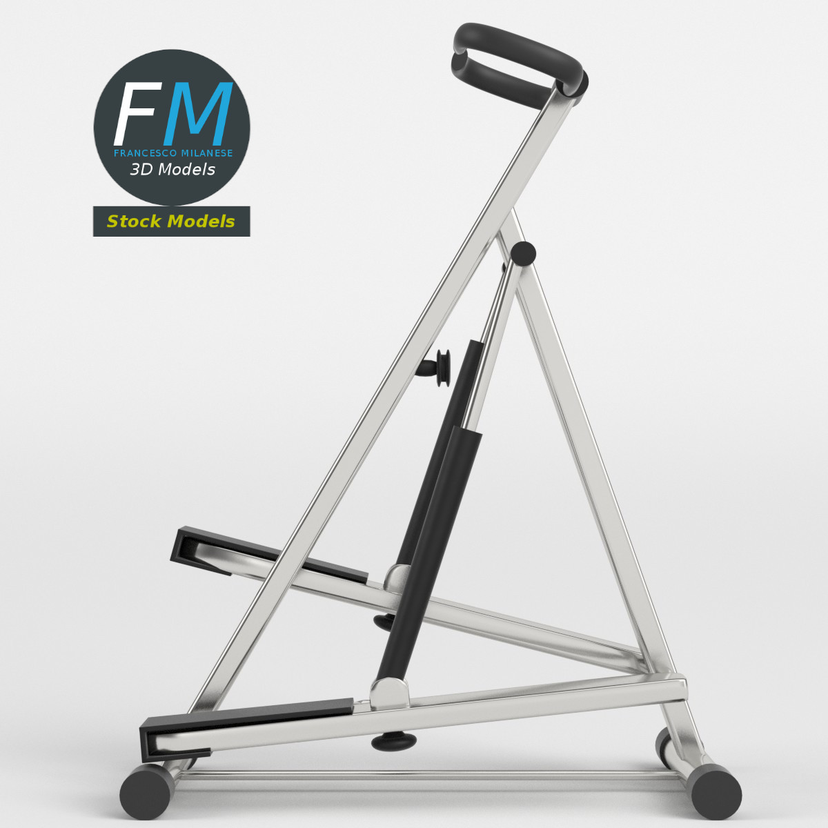 3D-Modell - Stepper für Gesäßtraining - 04
