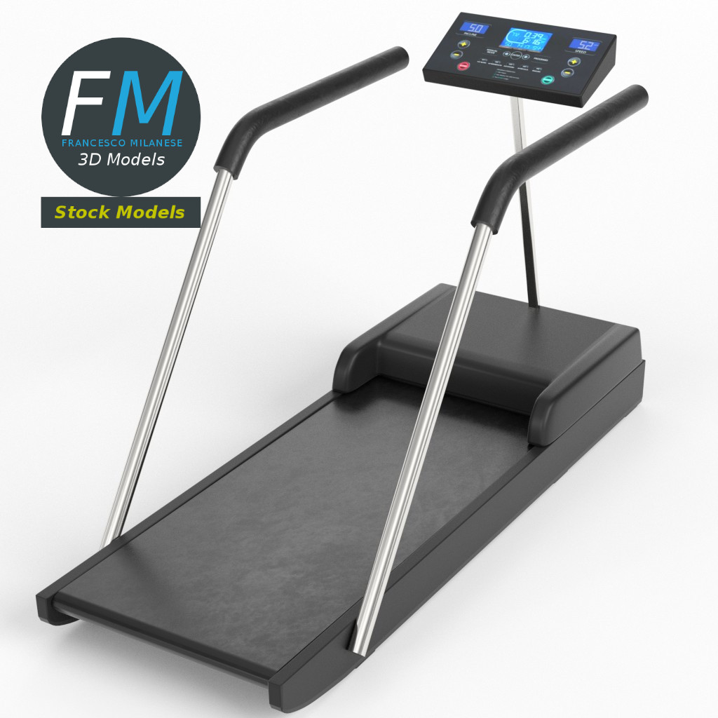 3D-Modell - Laufband - 01