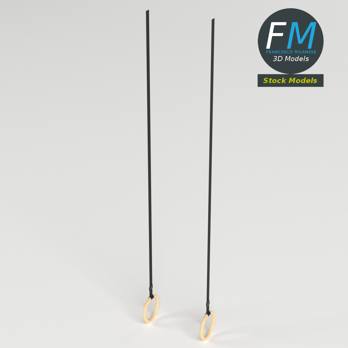 3D-Modell - Turnringe - 02