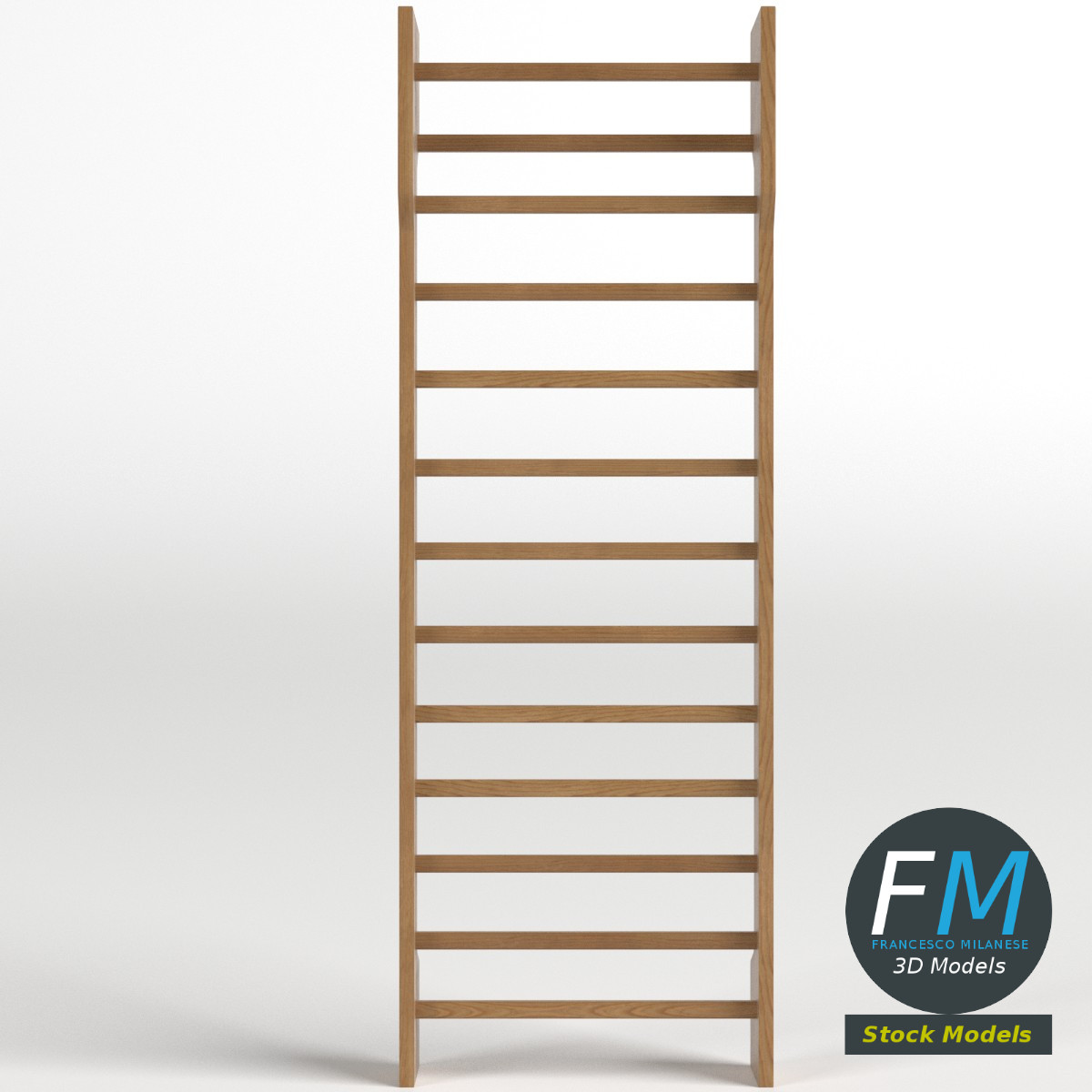 3D-Modell - Sprossenwand - 03
