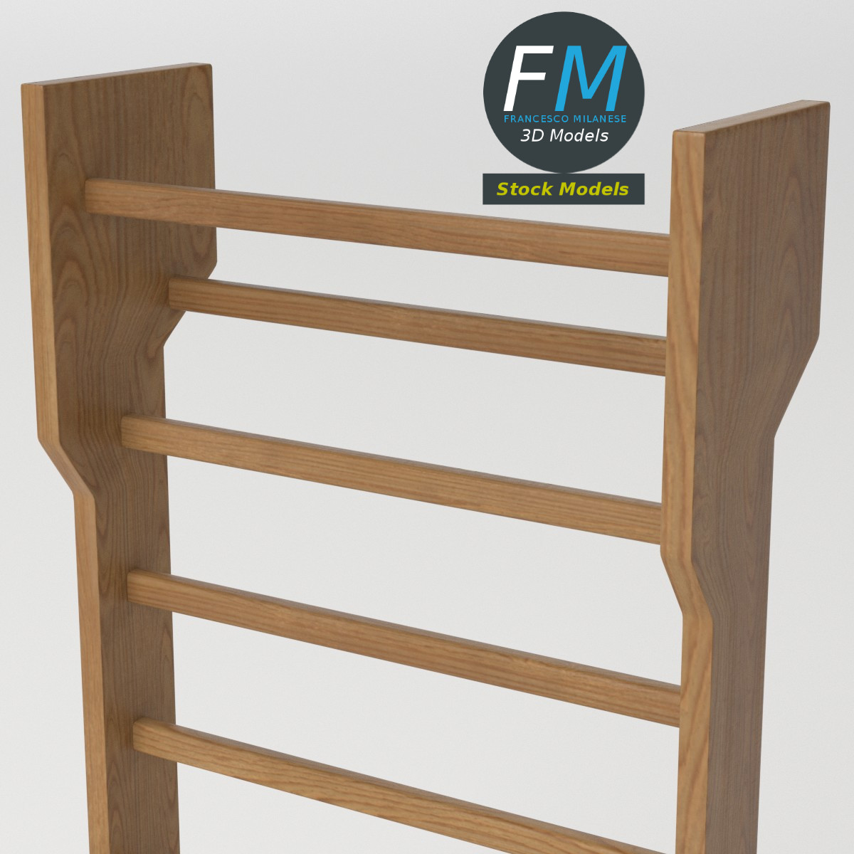 3D-Modell - Sprossenwand - 05