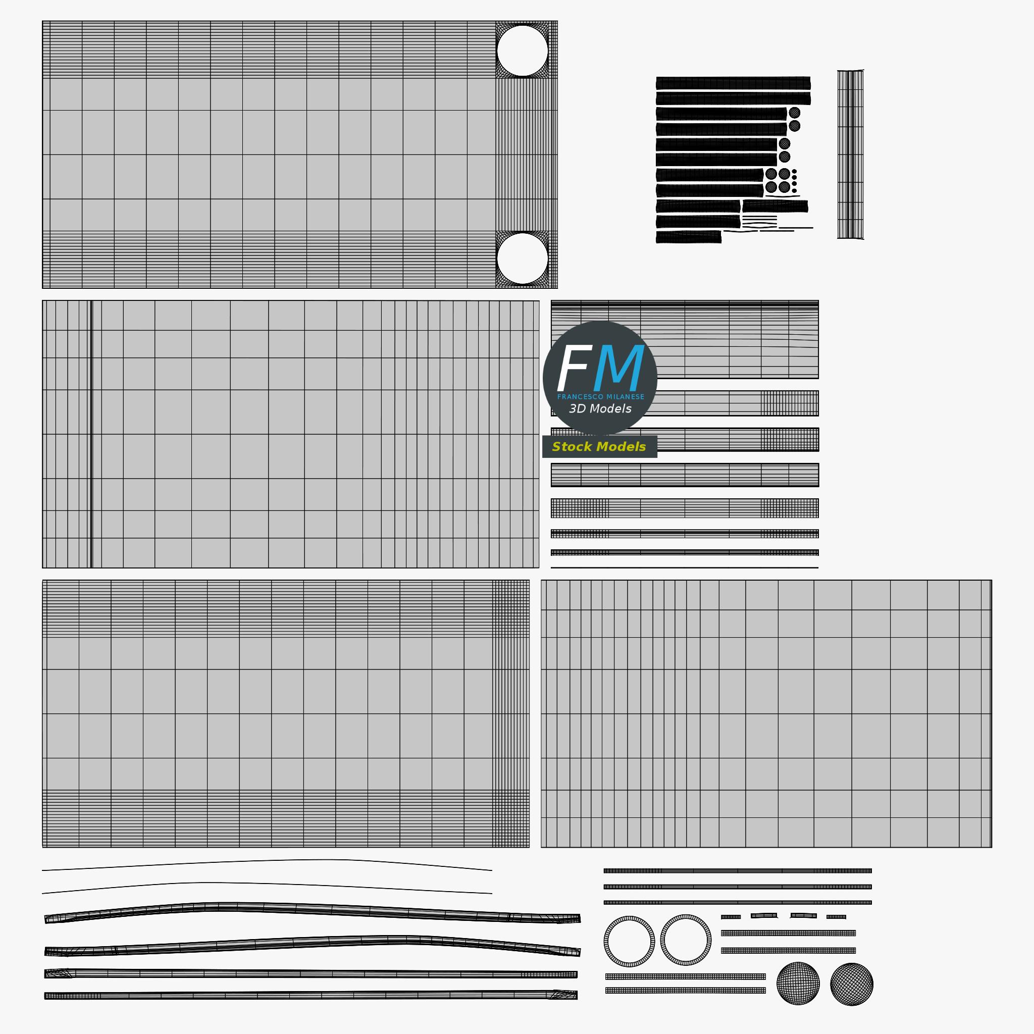 3D-Modell - Sprungbrett für Turnen - 11 3D-Modell - Sprungbrett für Turnen - 11