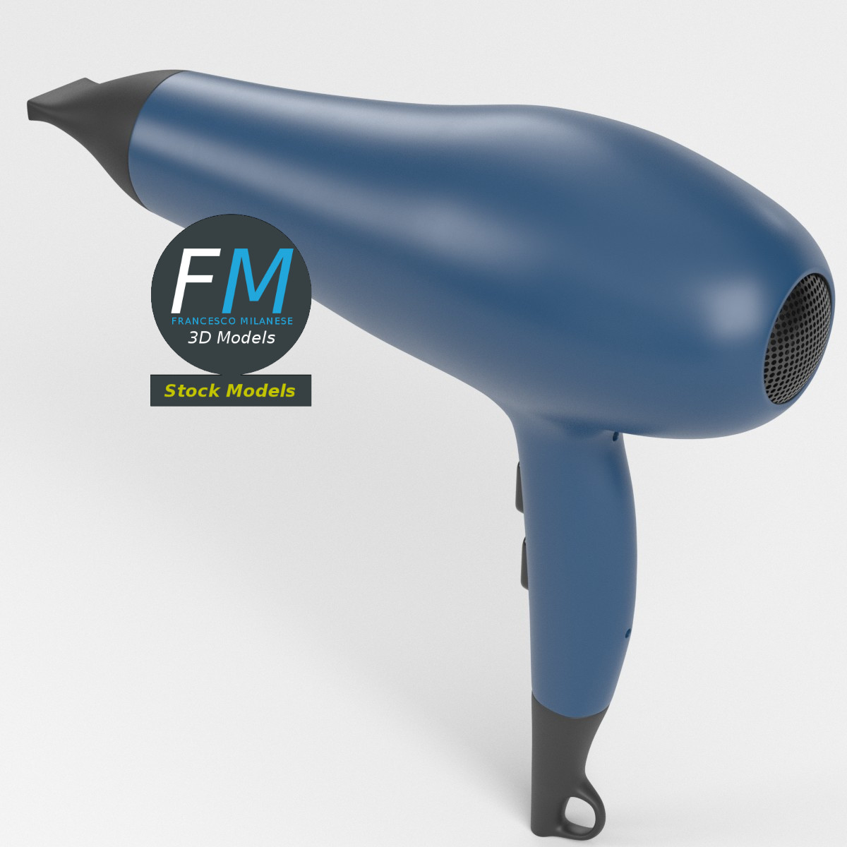 3D-Modell - Haartrockner - 02