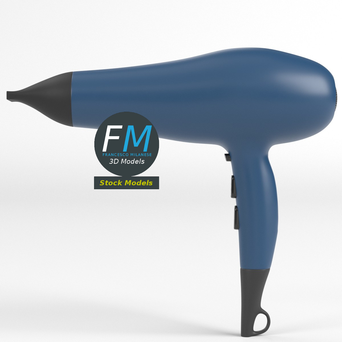 3D-Modell - Haartrockner - 03