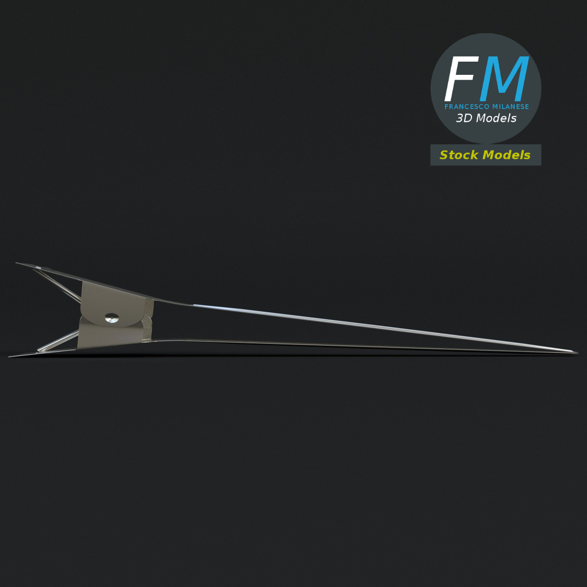 3D-Modell - Haarspange - 04
