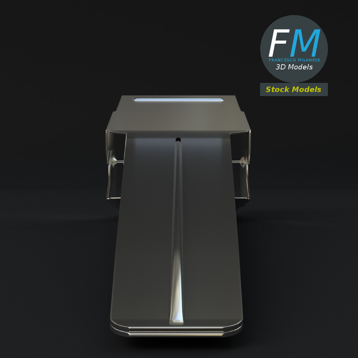 3D-Modell - Haarspange - 05