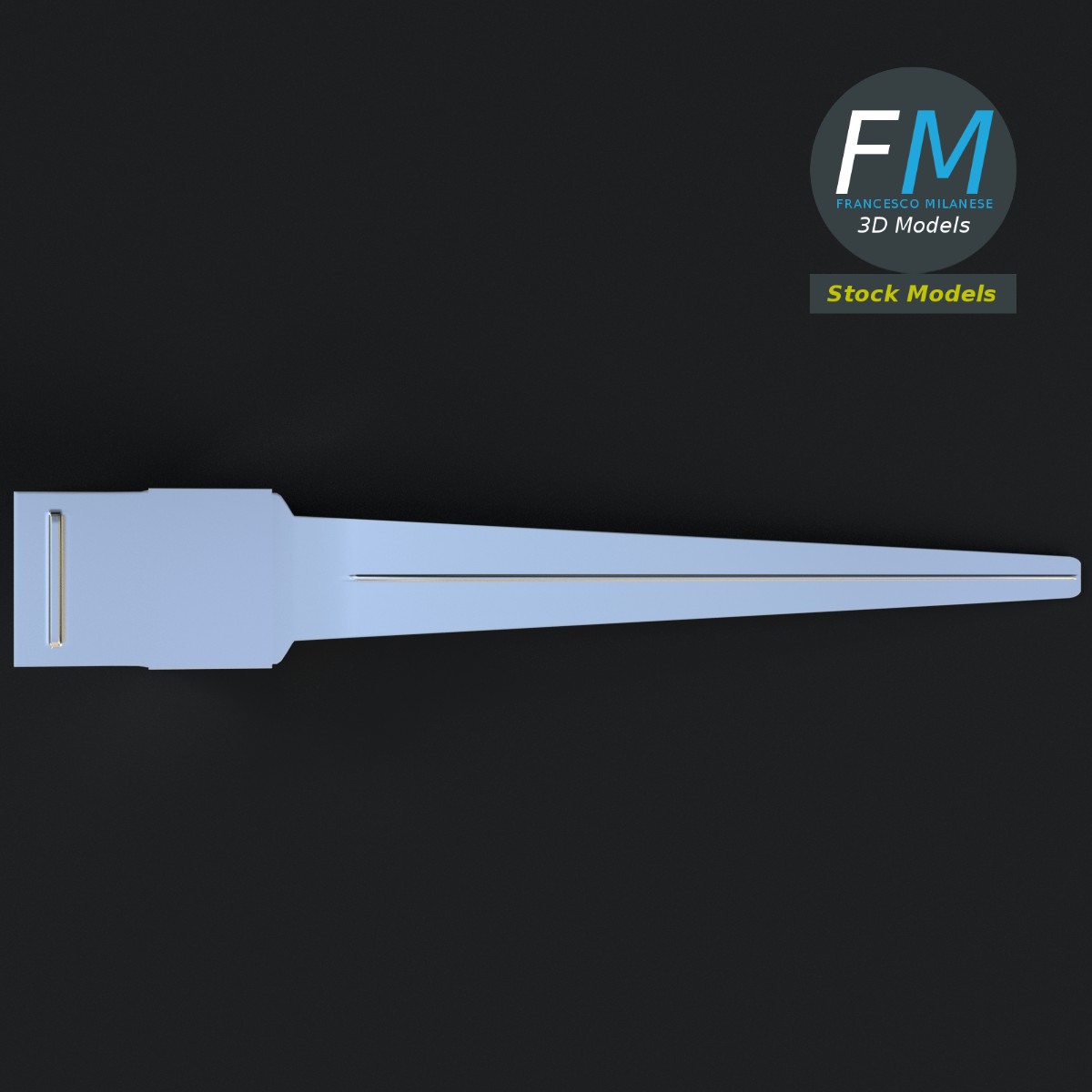 3D-Modell - Haarspange - 06