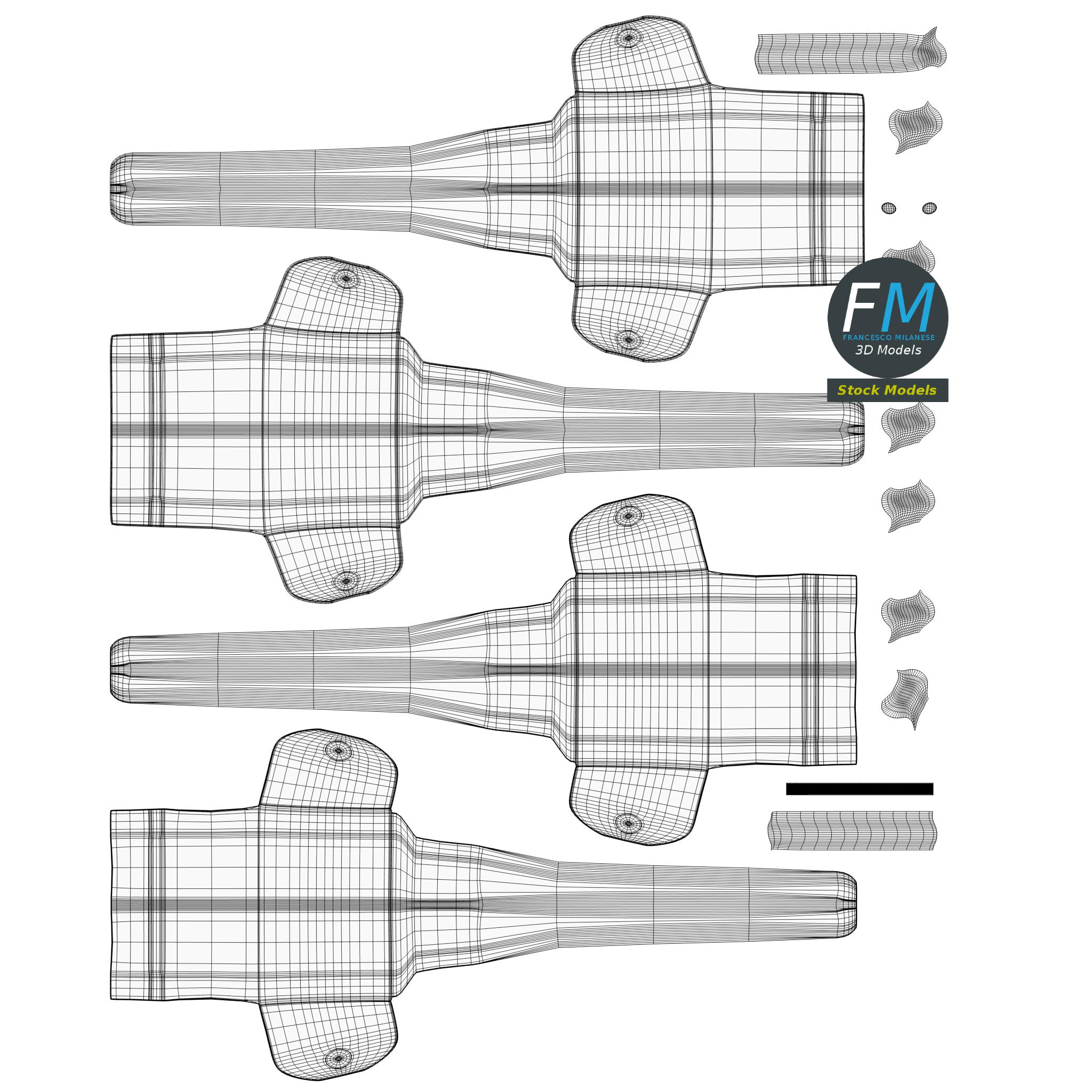 3D-Modell - Haarspange - 11 3D-Modell - Haarspange - 11