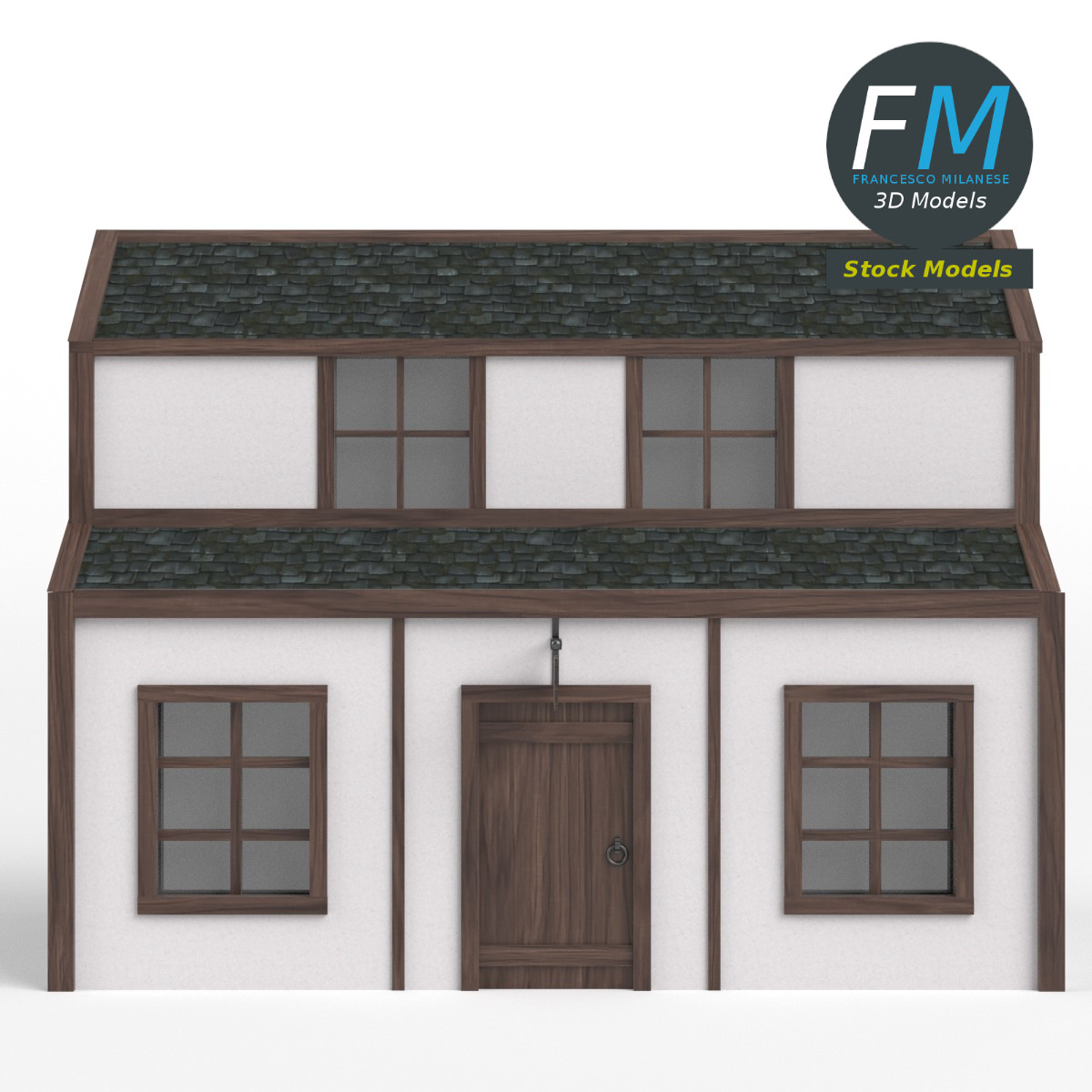 3D-Modell - Fachwerk-Gasthaus - 04