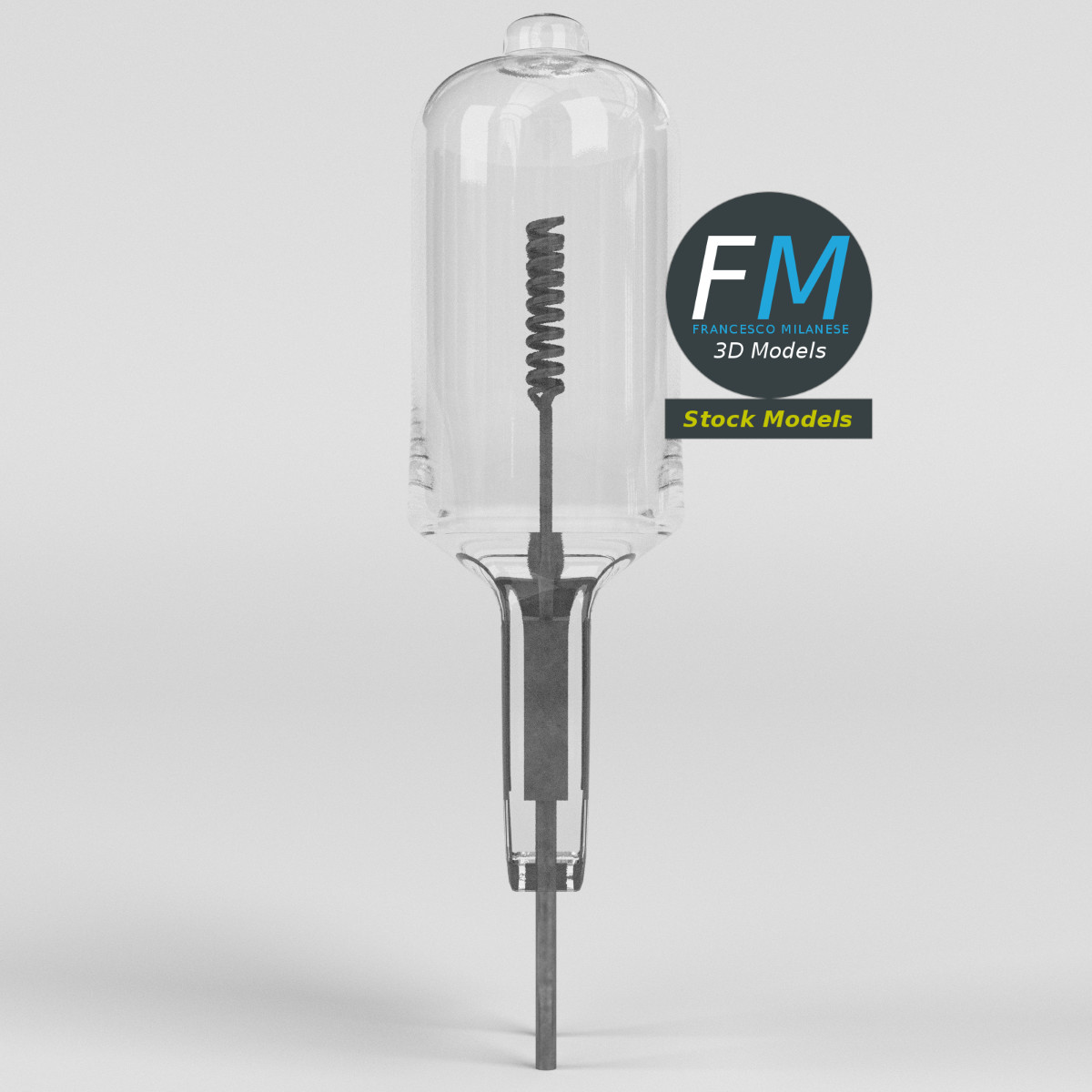 3D-Modell - Halogenlampe - 04