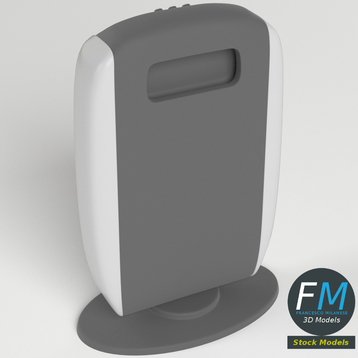 3D-Modell - Halogenheizgerät - 02