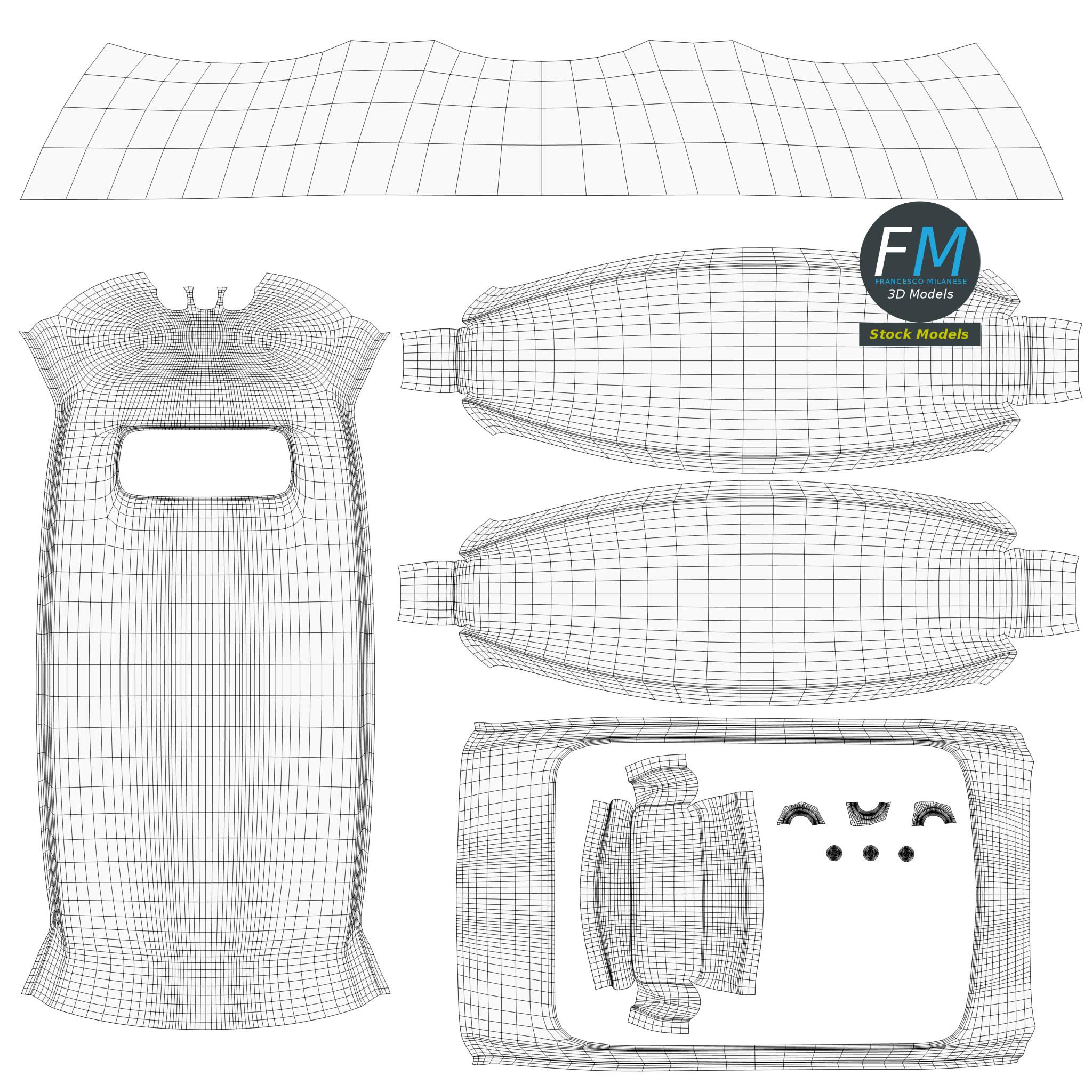 3D-Modell - Halogenheizgerät - 12