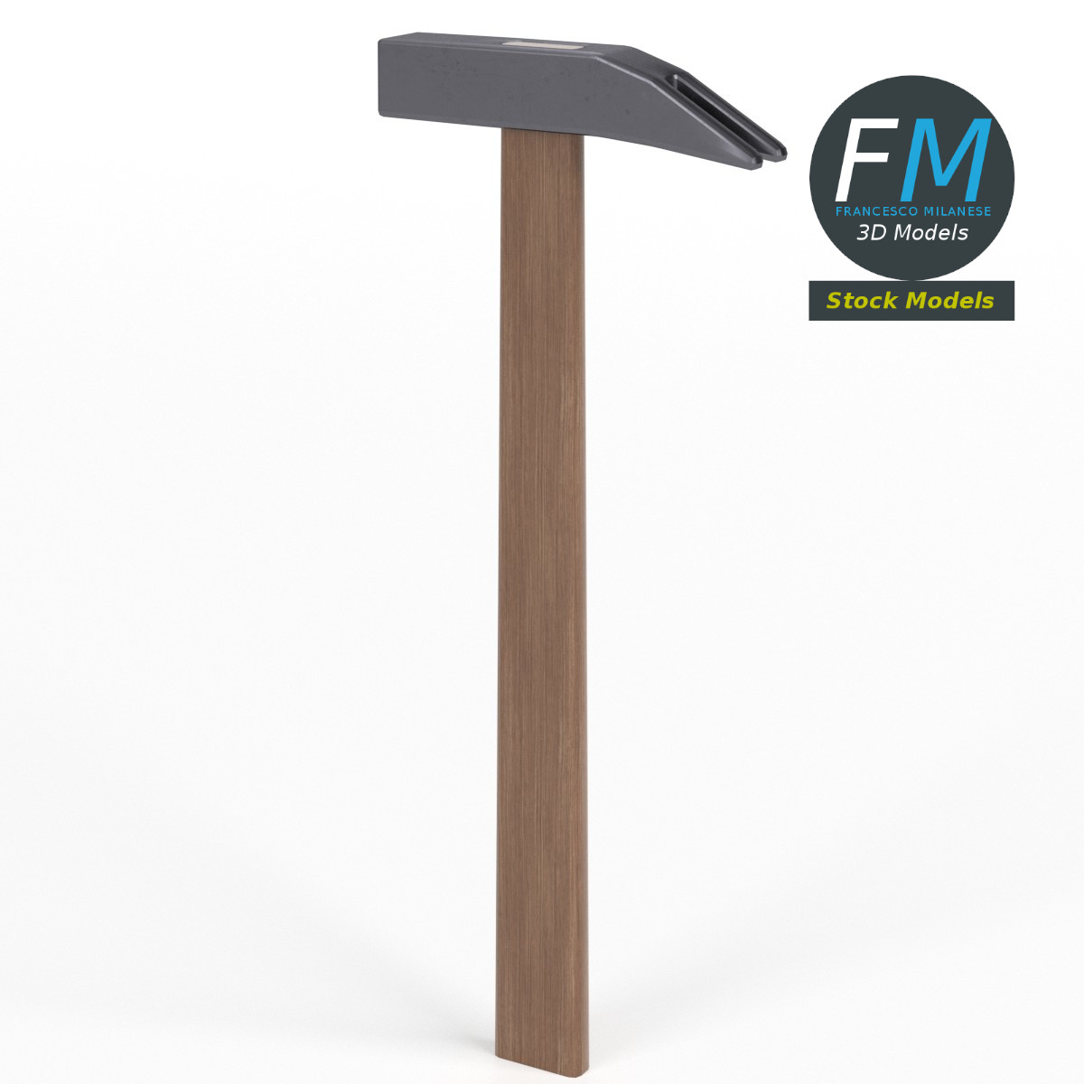 3D-Modell - Hammer - 01