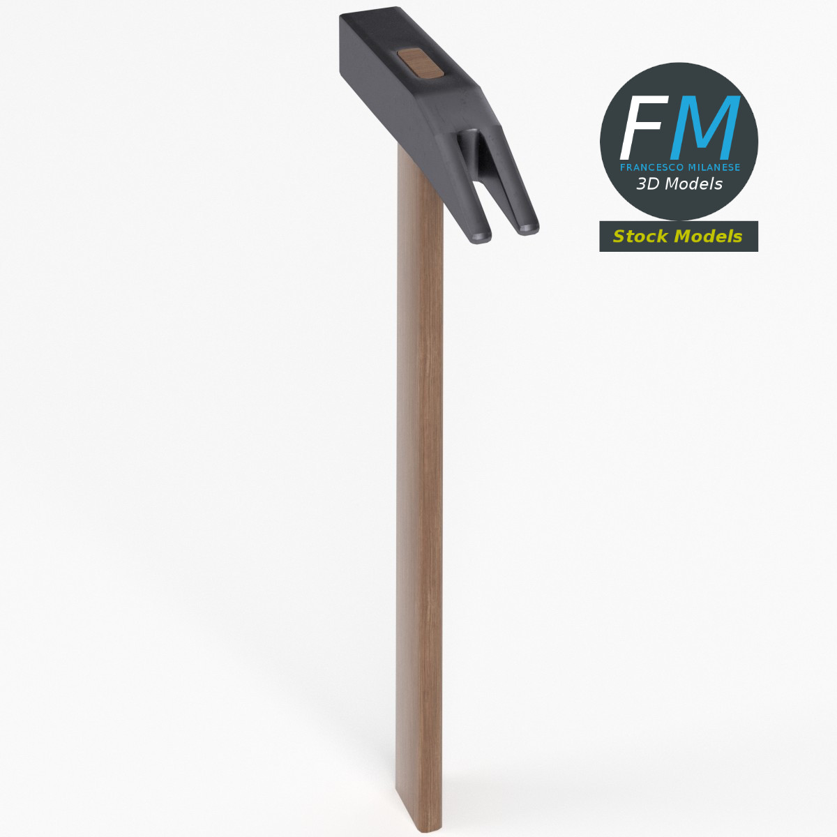 3D-Modell - Hammer - 02