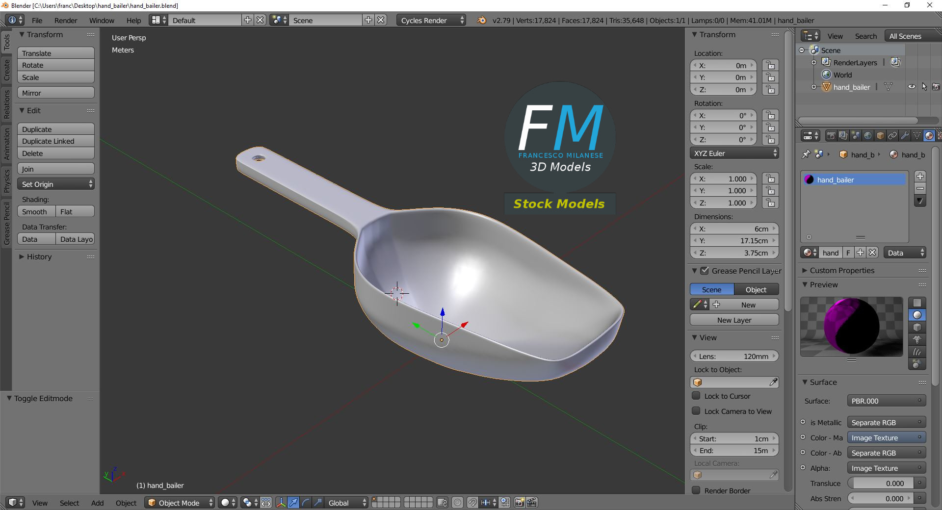 3D-Modell - Handschöpfer - 09