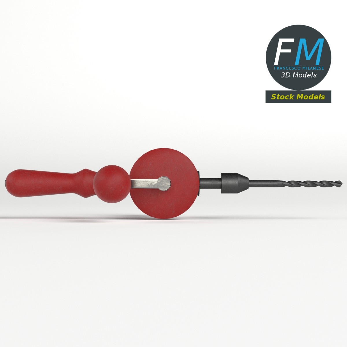 3D-Modell - Handbohrmaschine - 04